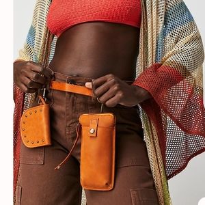 Free People Leather Change Me Up  Crossbody Bag